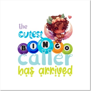 The Cutest Bingo Caller Has Arrived Valentine Chibi Girl Posters and Art